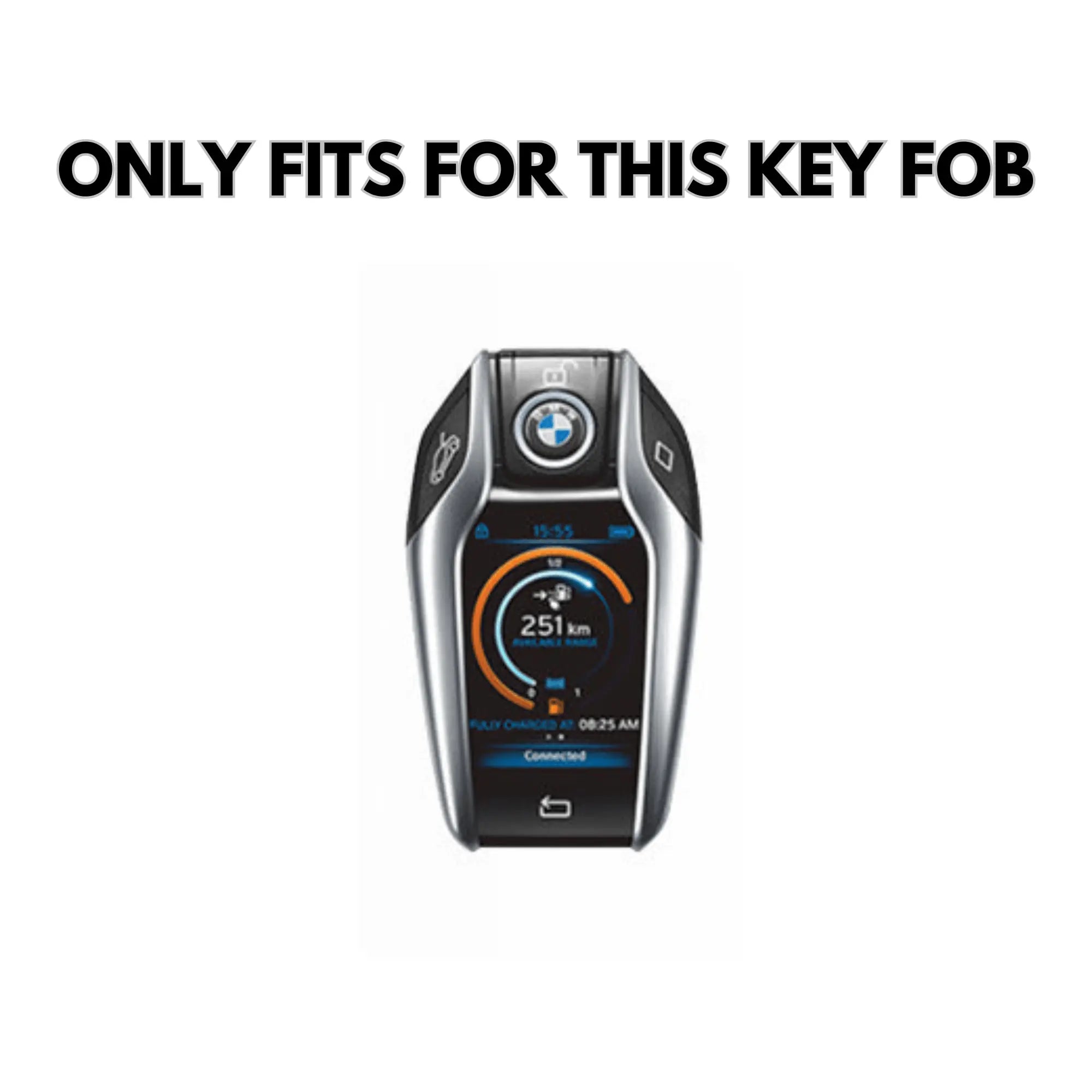 Bmw Key Cover | Alcantara | Bmw LCD Key Fob 5, 7 Series, X5 X6 X7 | Key Fob Protection - Jonparts