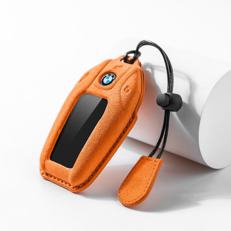 Bmw Key Cover | Alcantara | Bmw LCD Key Fob 5, 7 Series, X5 X6 X7 | Key Fob Protection - Jonparts