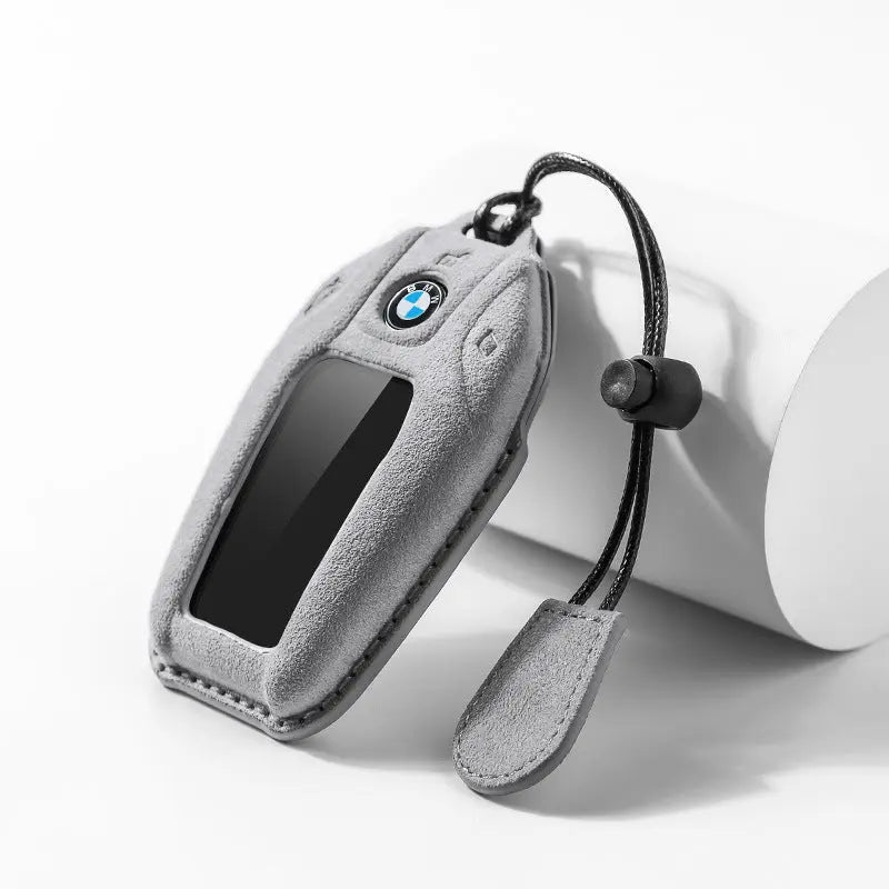 Bmw Key Cover | Alcantara | Bmw LCD Key Fob 5, 7 Series, X5 X6 X7 | Key Fob Protection - Jonparts