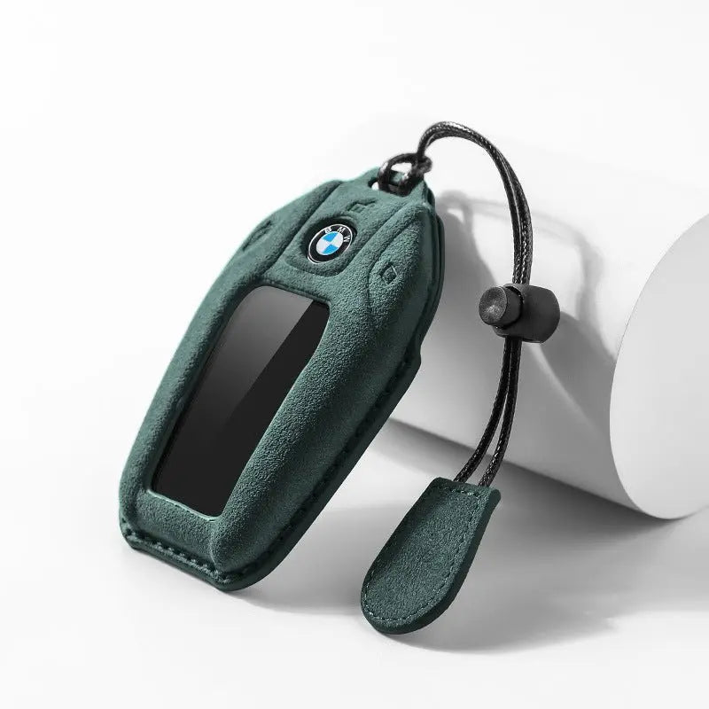 Bmw Key Cover | Alcantara | Bmw LCD Key Fob 5, 7 Series, X5 X6 X7 | Key Fob Protection - Jonparts