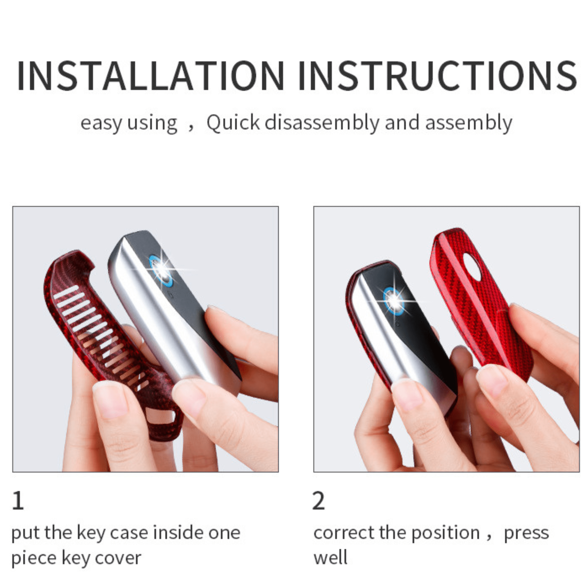 BMW KEY COVER / (REAL) CARBON FIBER - Jonparts