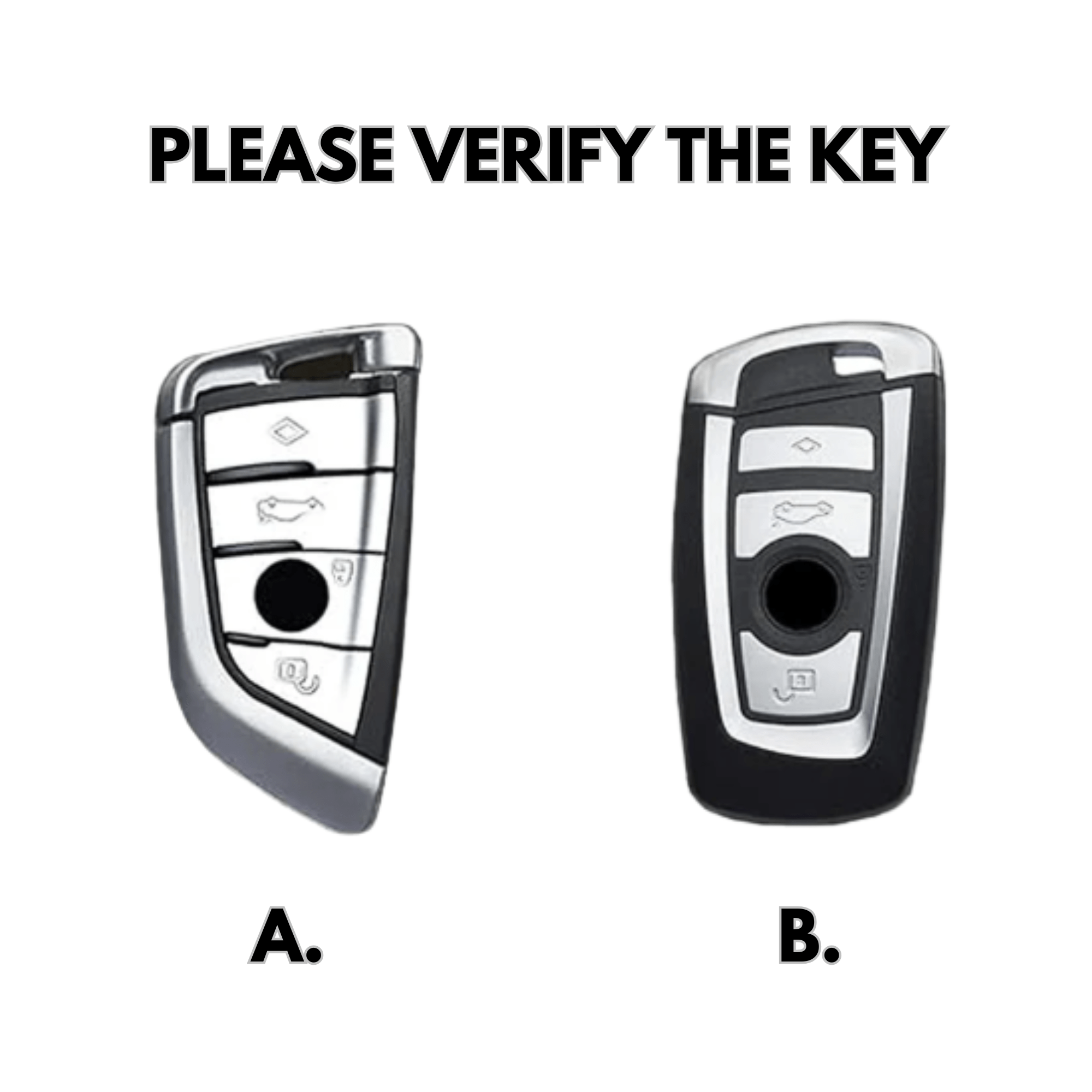 BMW KEY COVER / WHITE - Jonparts