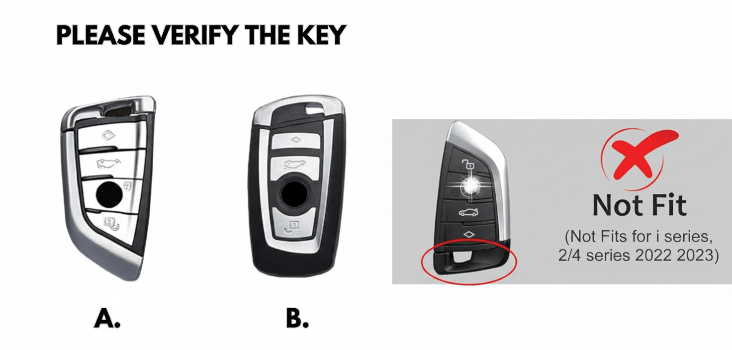 BMW KEY COVER / WHITE - Jonparts