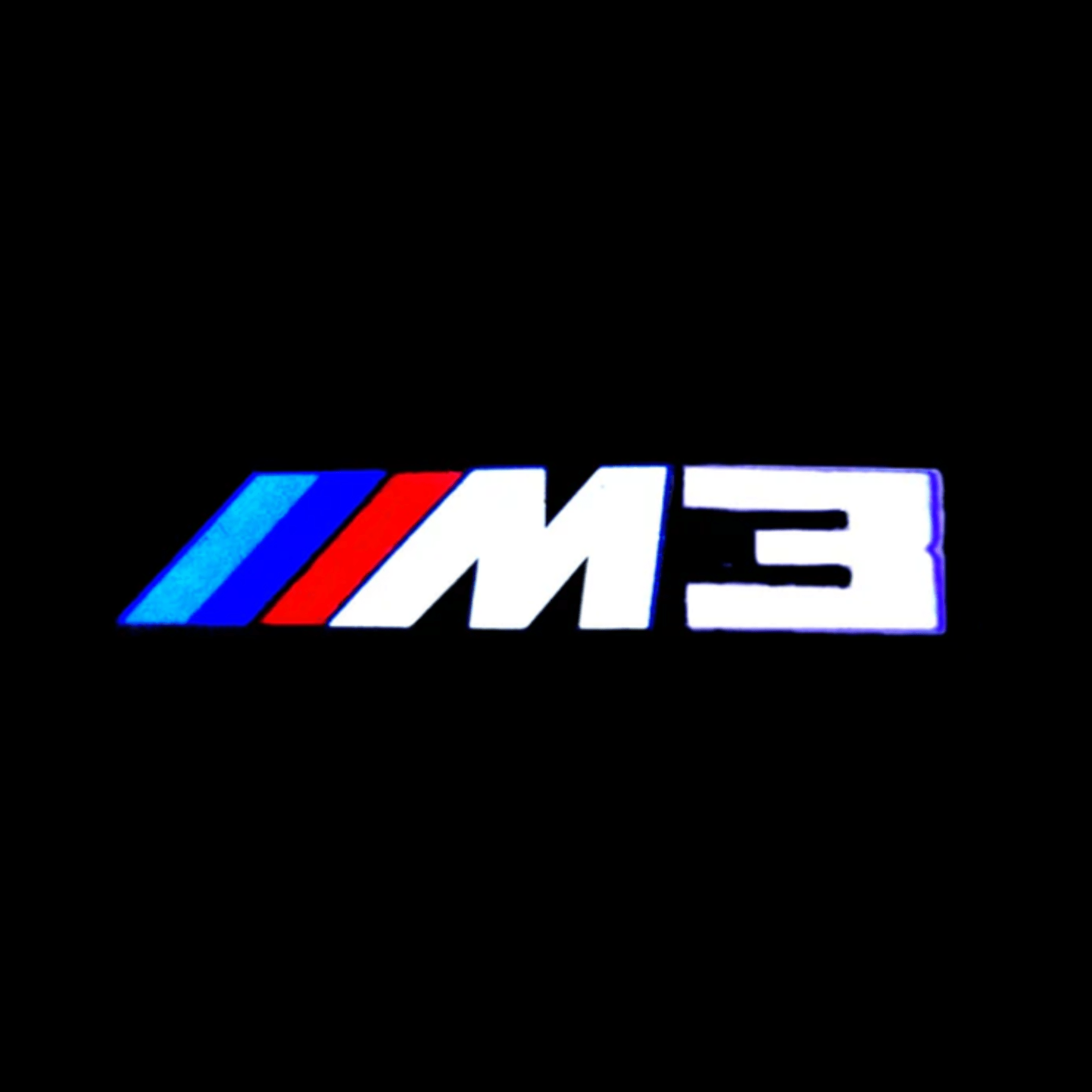 BMW M3 door lights – LED puddle logo projection