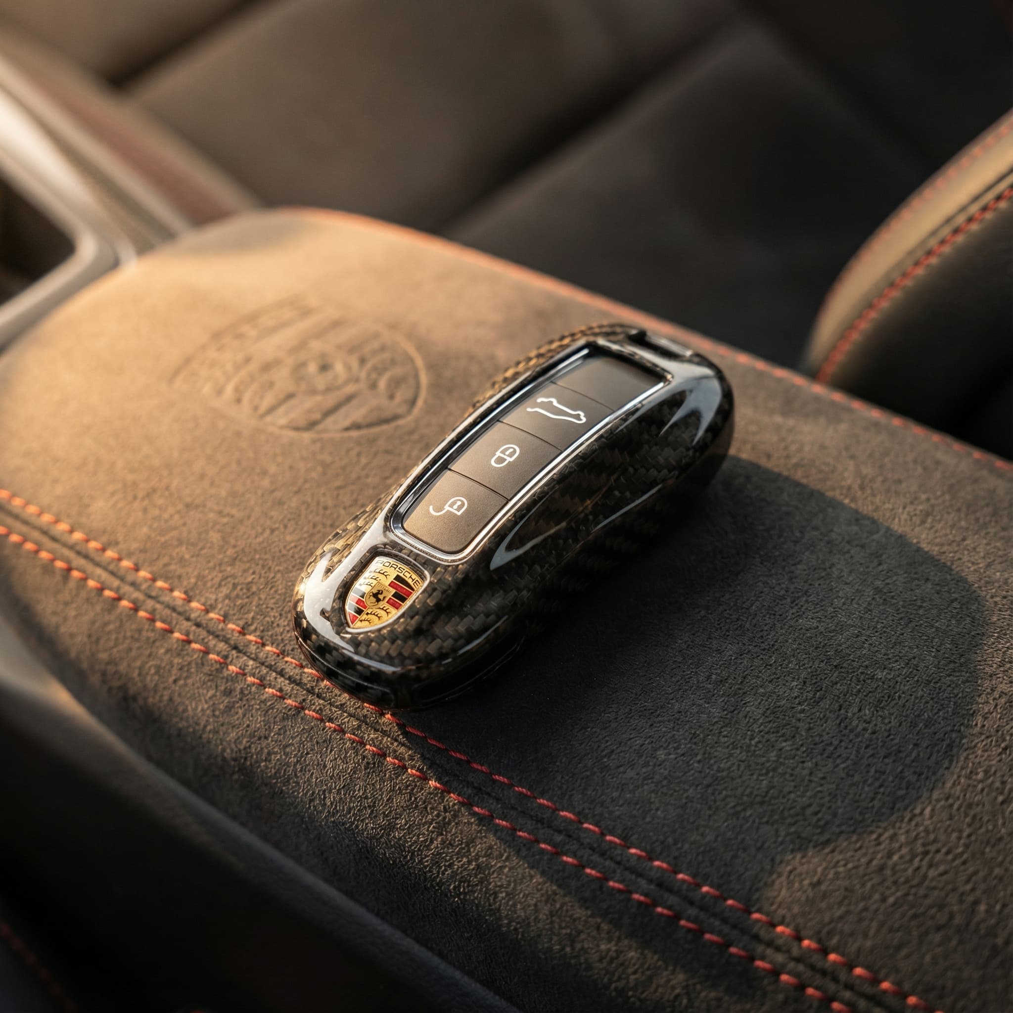 Porsche Key Cover - Carbon Fiber - B Type