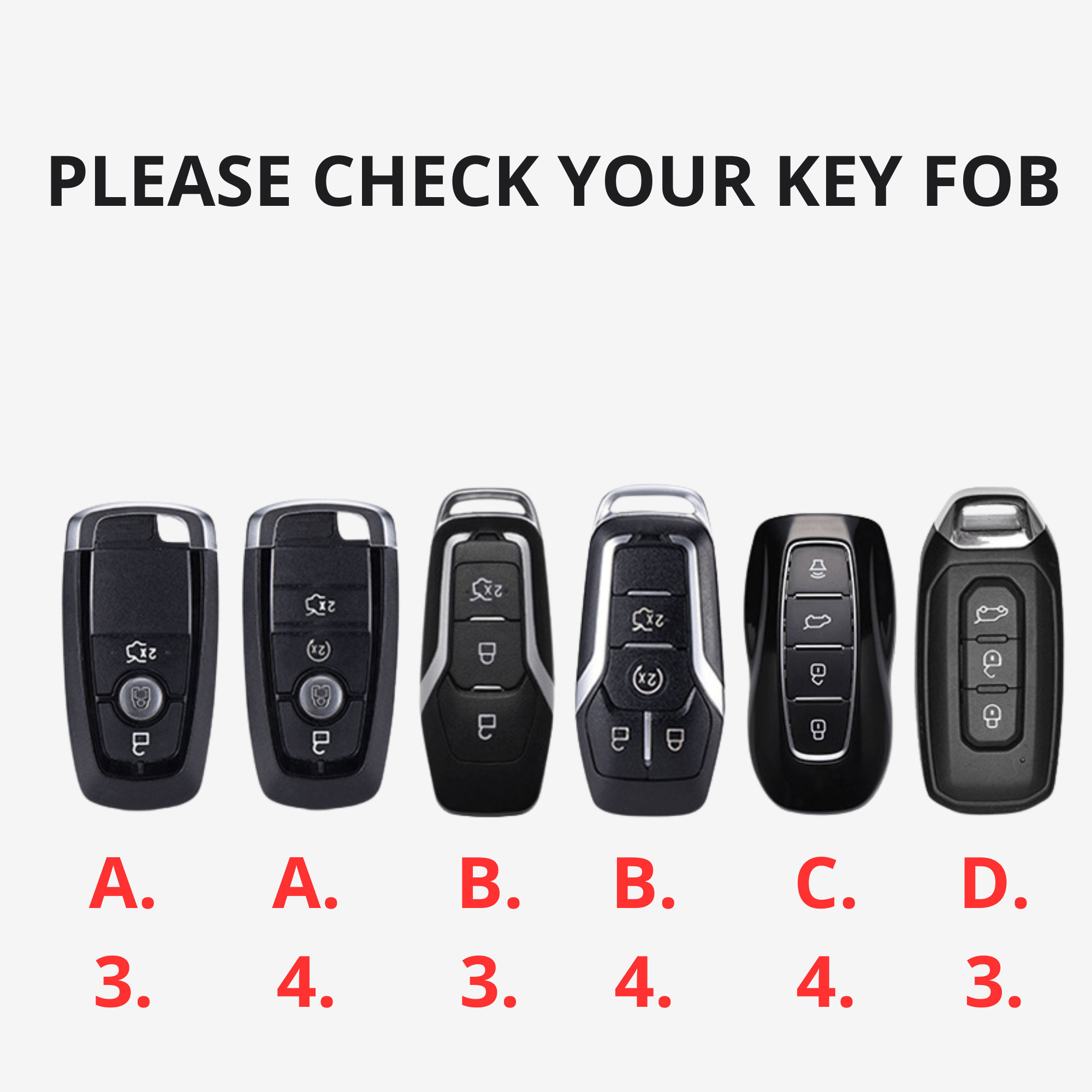 Ford Key Cover / Real Leather - Jonparts