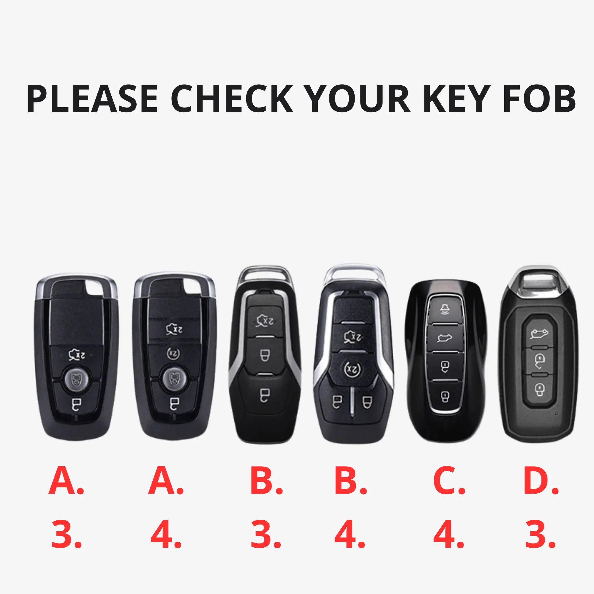Ford Key Cover / Real Leather - Jonparts