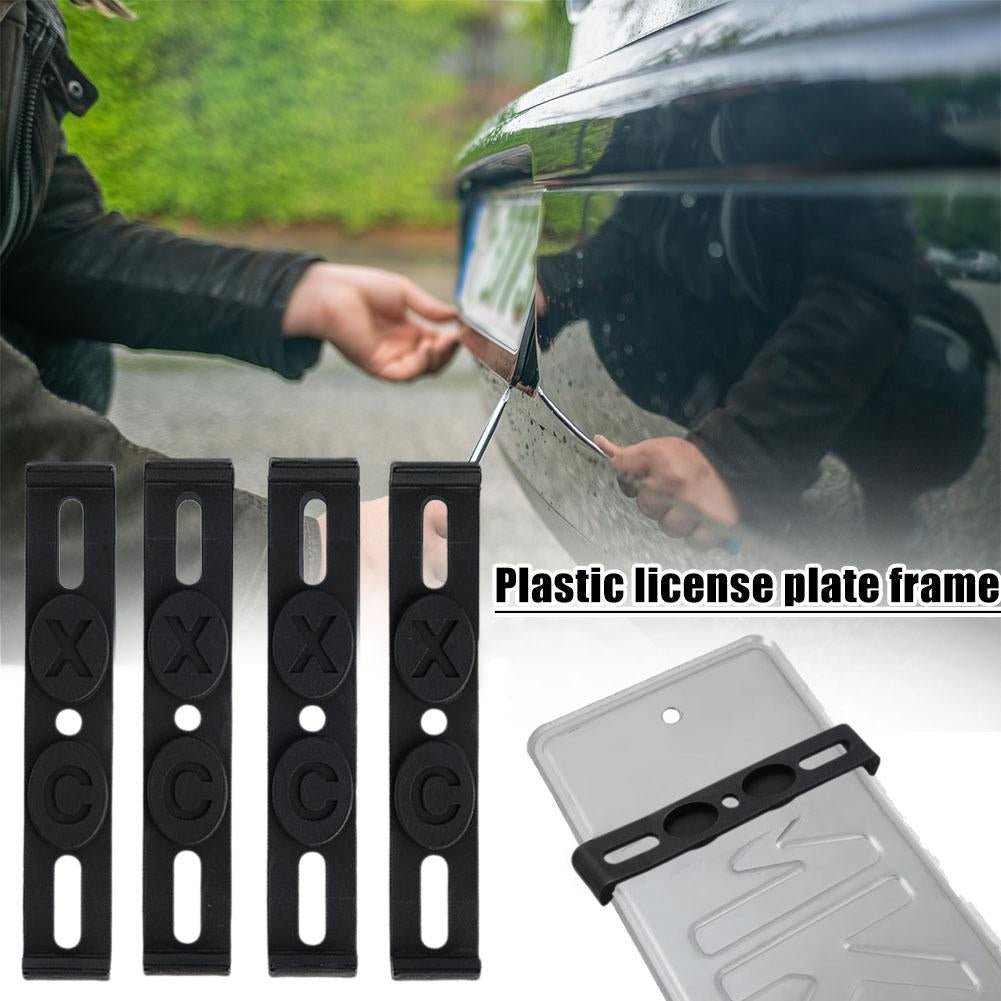 Frameless License Plate Holder | Front & Rear Bracket – EU Only - Jonparts