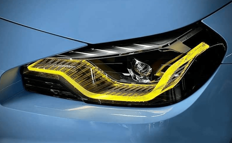 G42 2 Series & G87 M2 CSL Yellow Headlight DRL Module Upgrade (2022 - Present Adaptive LED Only) - Jonparts