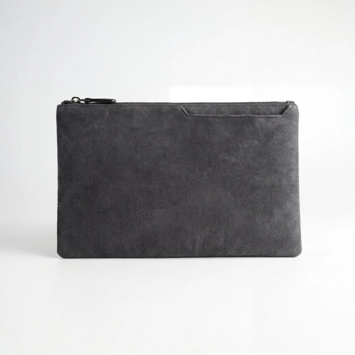 Alcantara Pouch - Dark Grey