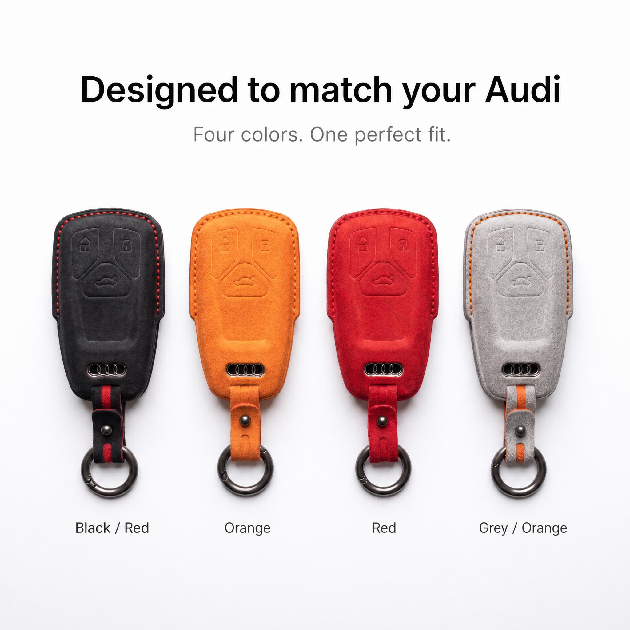Audi Key Cover - Alcantara (Suede)