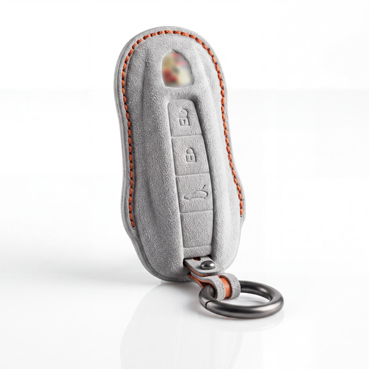 Porsche key fob cover in Alcantara suede