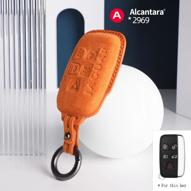 Jaguar Key Cover - Alcantara - Type A Jonparts