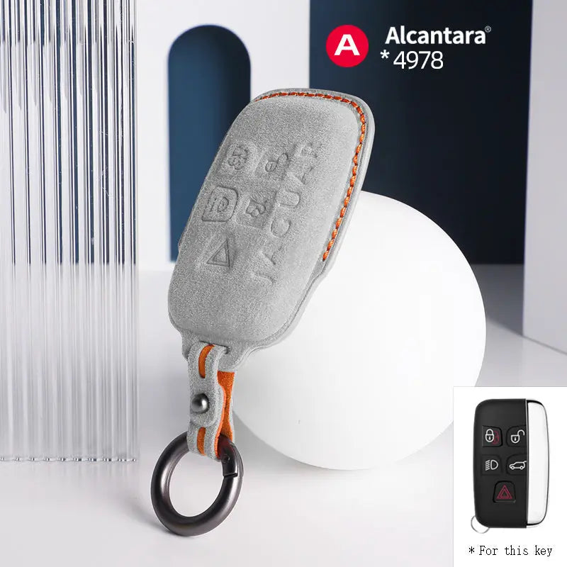 Jaguar Key Cover - Alcantara - Type A Jonparts