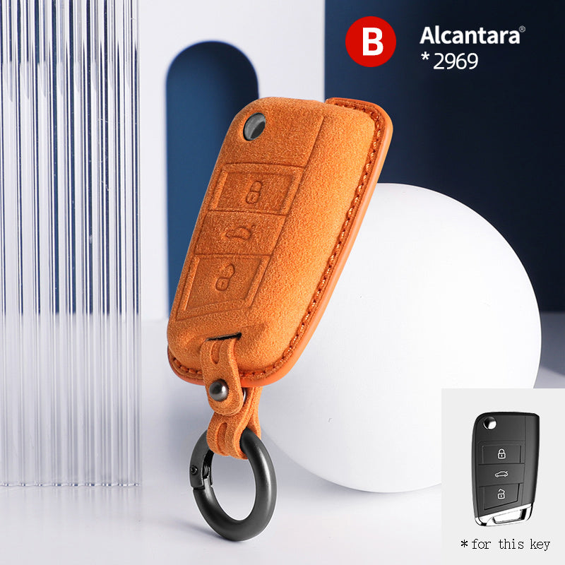 Volkswagen Key Cover - Alcantara - Type B