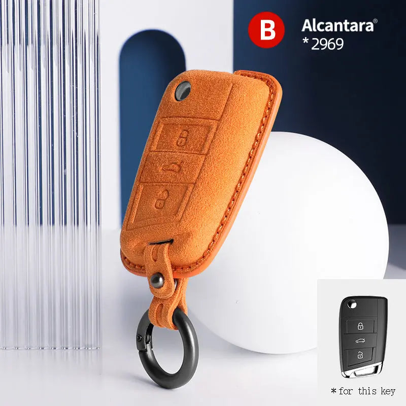 Volkswagen Key Cover - Alcantara - Type B Jonparts