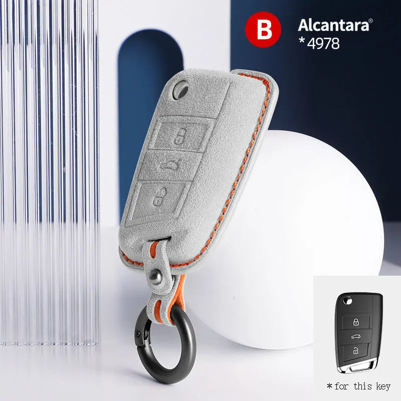 Volkswagen Key Cover - Alcantara - Type B Jonparts