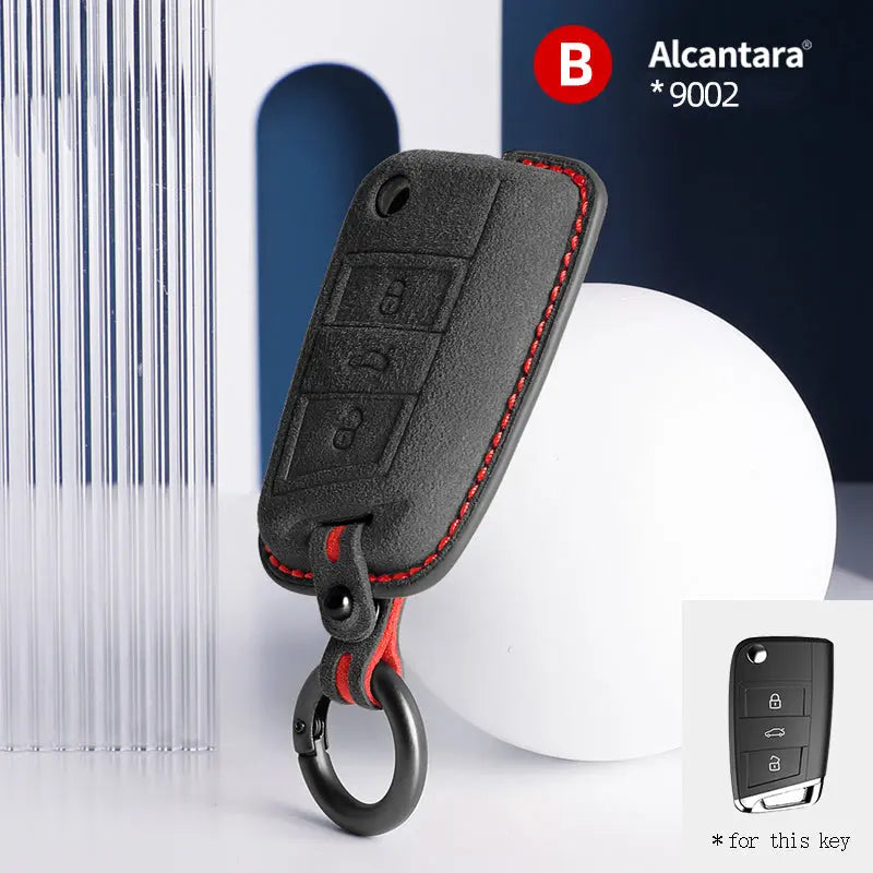 Volkswagen Key Cover - Alcantara - Type B Jonparts
