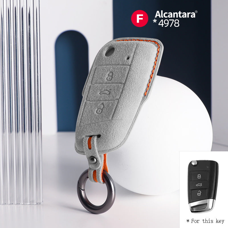 Volkswagen Key Cover - Alcantara - Type F