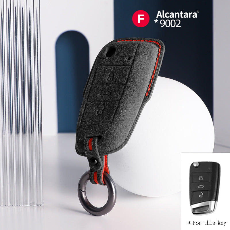 Volkswagen Key Cover - Alcantara - Type F