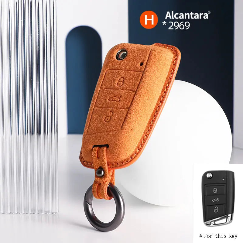 Volkswagen Key Cover - Alcantara - Type H Jonparts