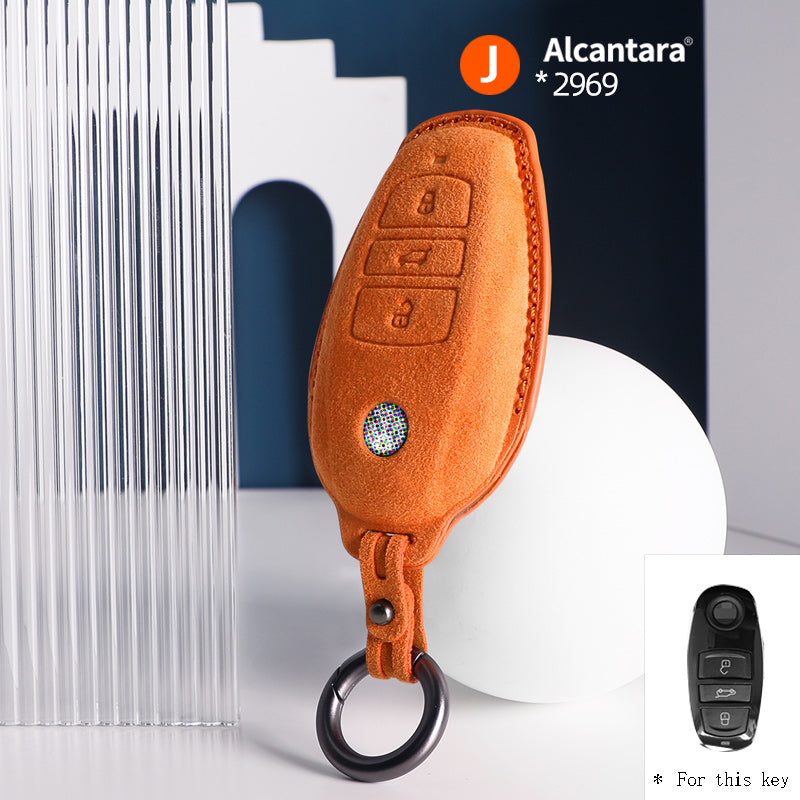 Volkswagen Key Cover - Alcantara - Type J