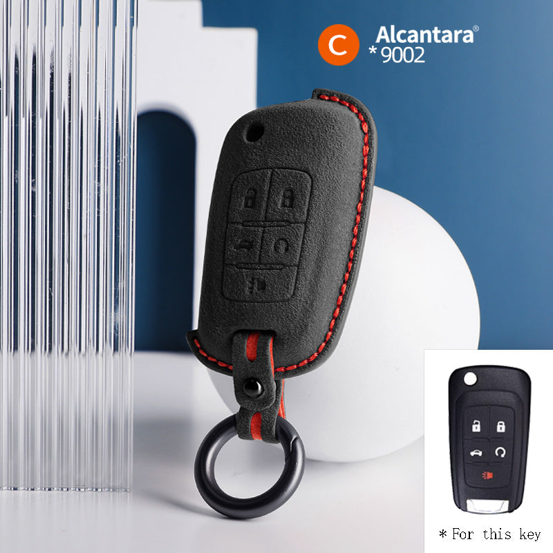 Buick Alcantara Key Cover – Type C (GL8, Velite 6, Enclave)