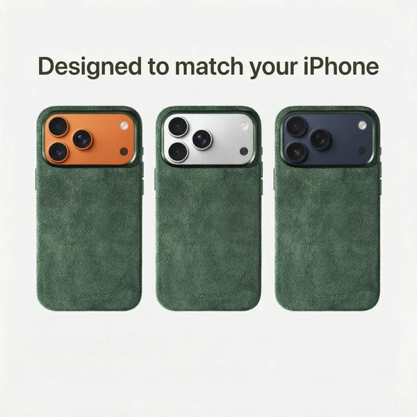iPhone Case - Alcantara - Green