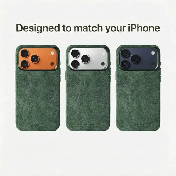 iPhone Case - Alcantara - Green Jonparts