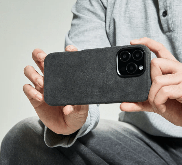 iPhone Alcantara Case | Dark Grey - Jonparts