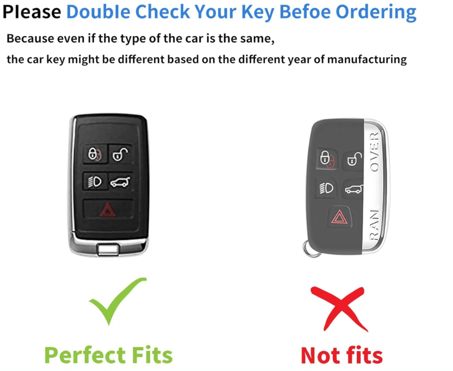 Jaguar & Range Rover Key Cover Case – Full Metal Zinc Alloy Shell | B TYPE - Jonparts
