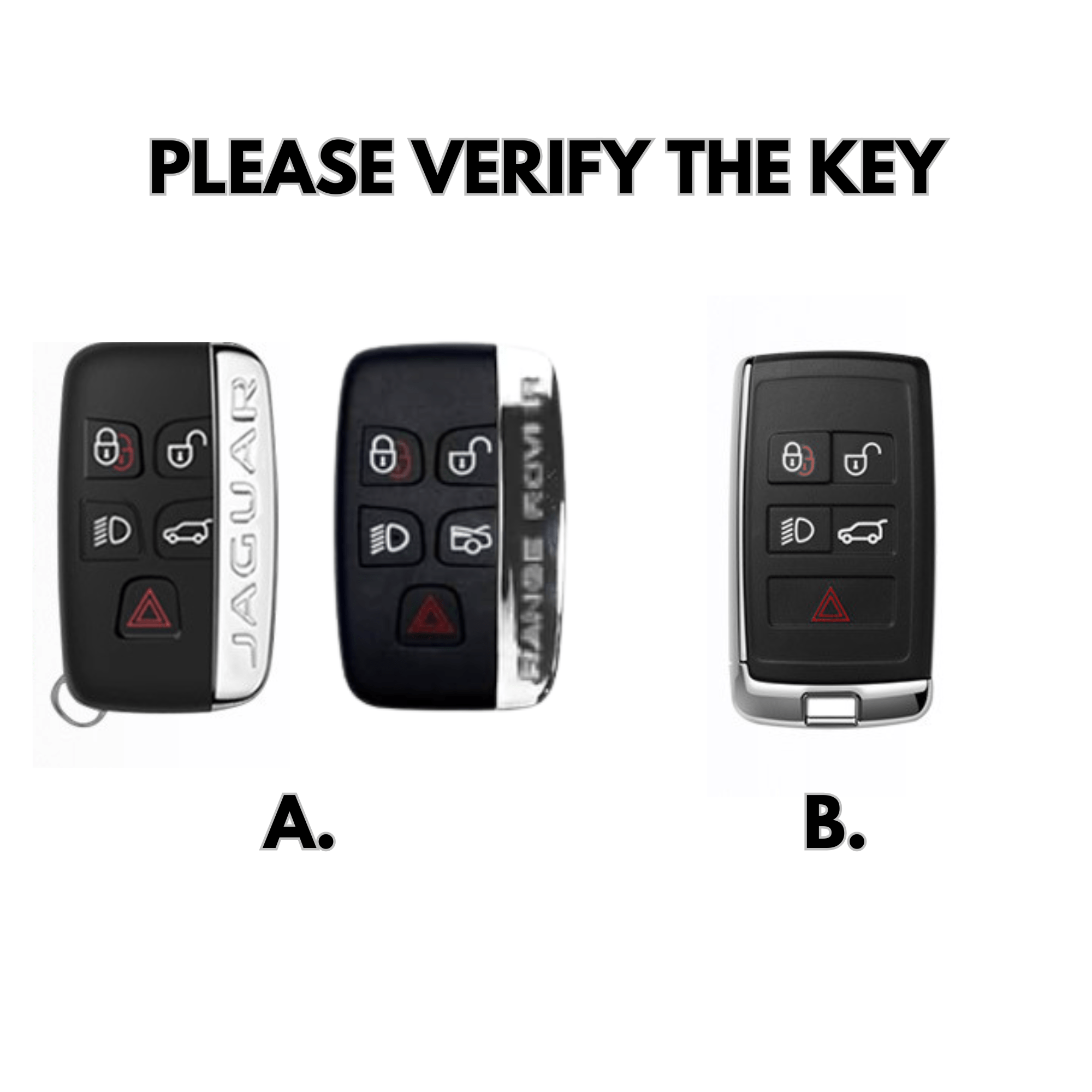 Jaguar & Range Rover Key Cover / Real Leather - Jonparts