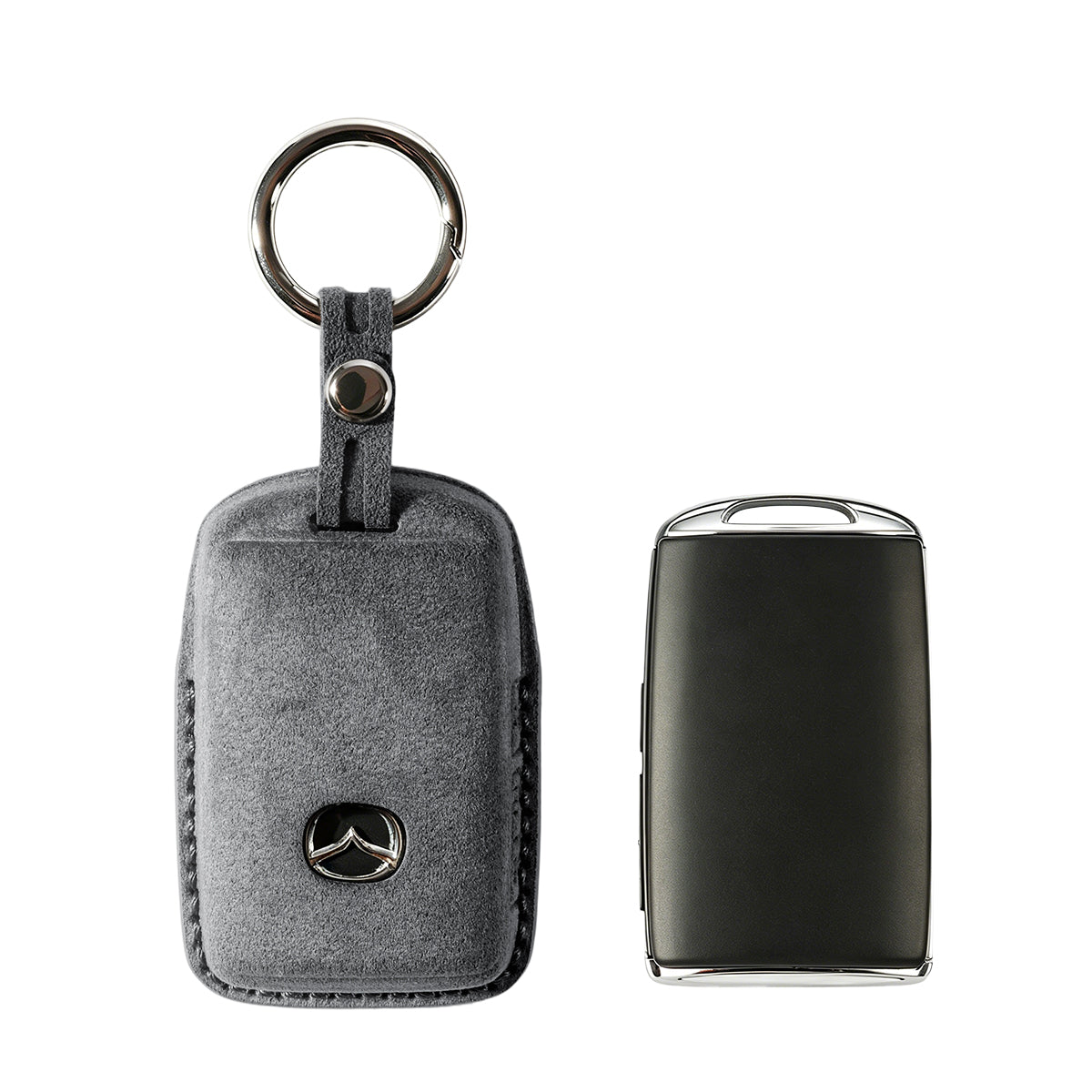 Mazda Alcantara suede key cover detail