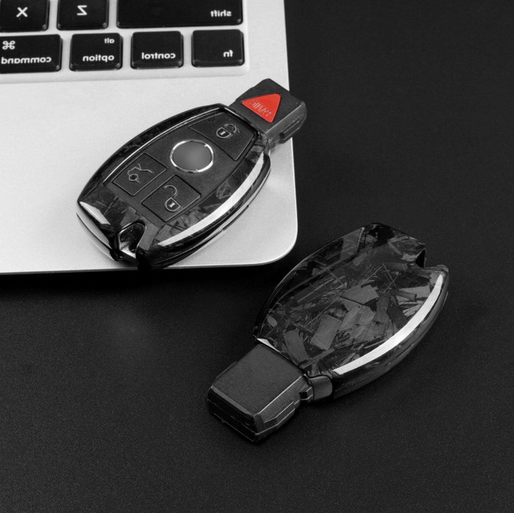 Mercedes Carbon Fiber Key Fob Case – Real Carbon | A TYPE - Jonparts
