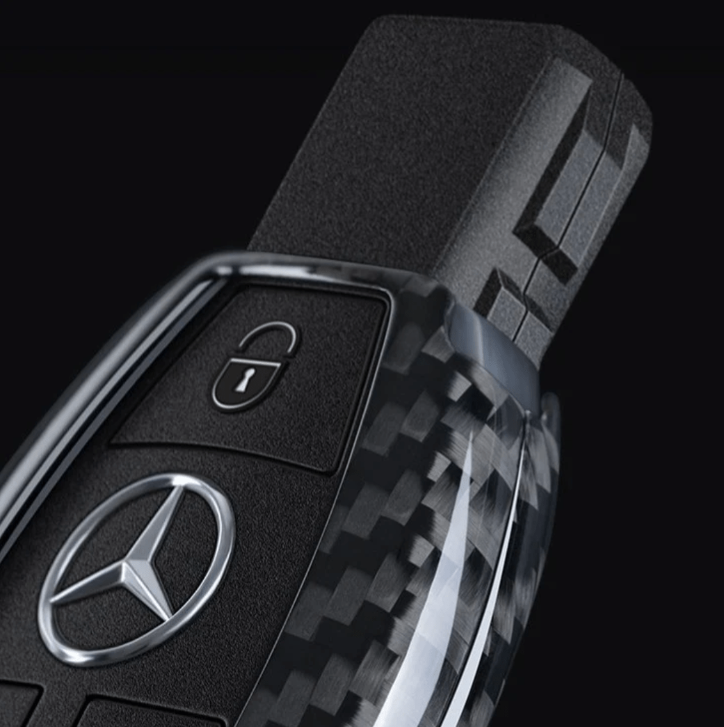 Mercedes Carbon Fiber Key Fob Case – Real Carbon | A TYPE - Jonparts