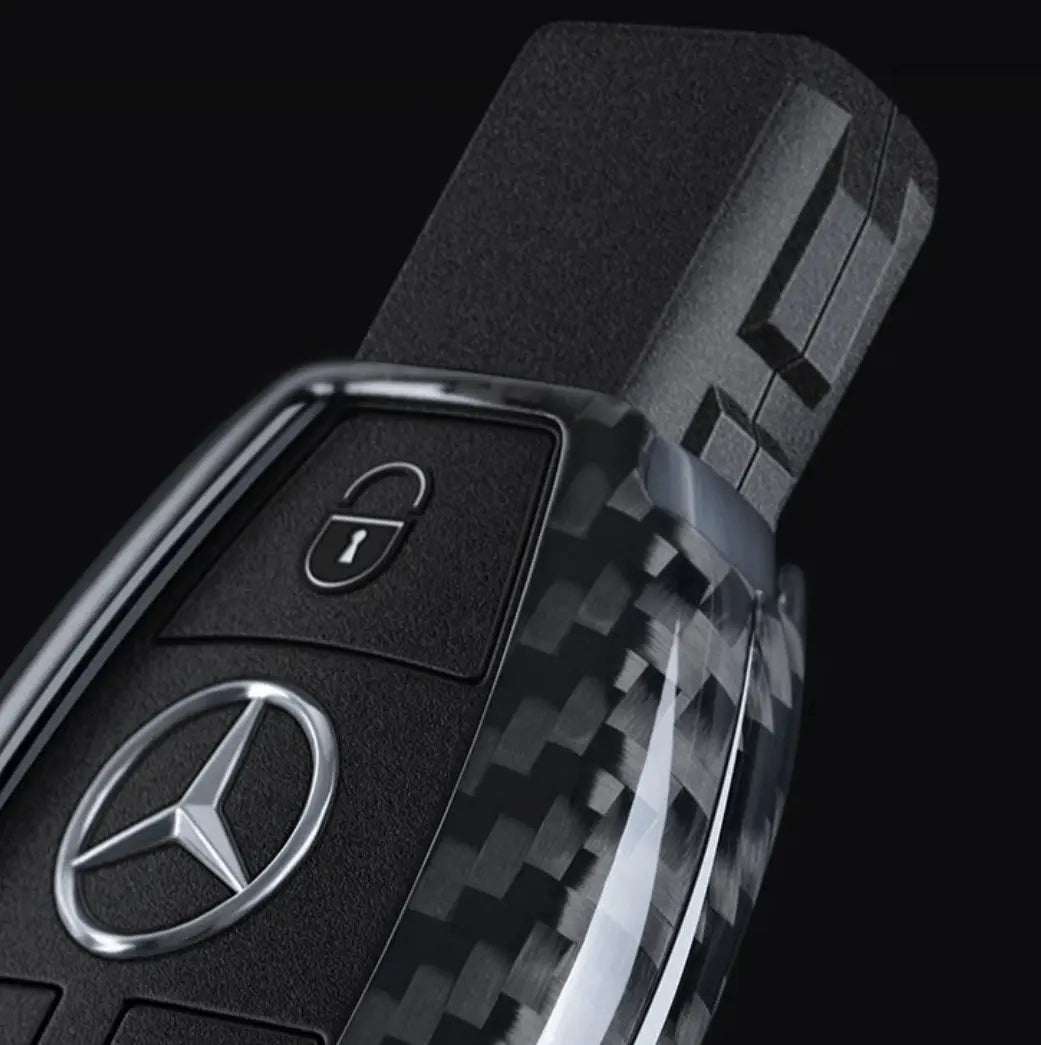 Mercedes Carbon Fiber Key Fob Case – Real Carbon | A TYPE - Jonparts