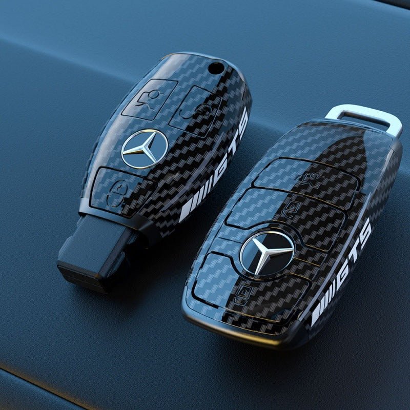 MERCEDES KEY COVER | CARBON FIBER LOOK - Jonparts