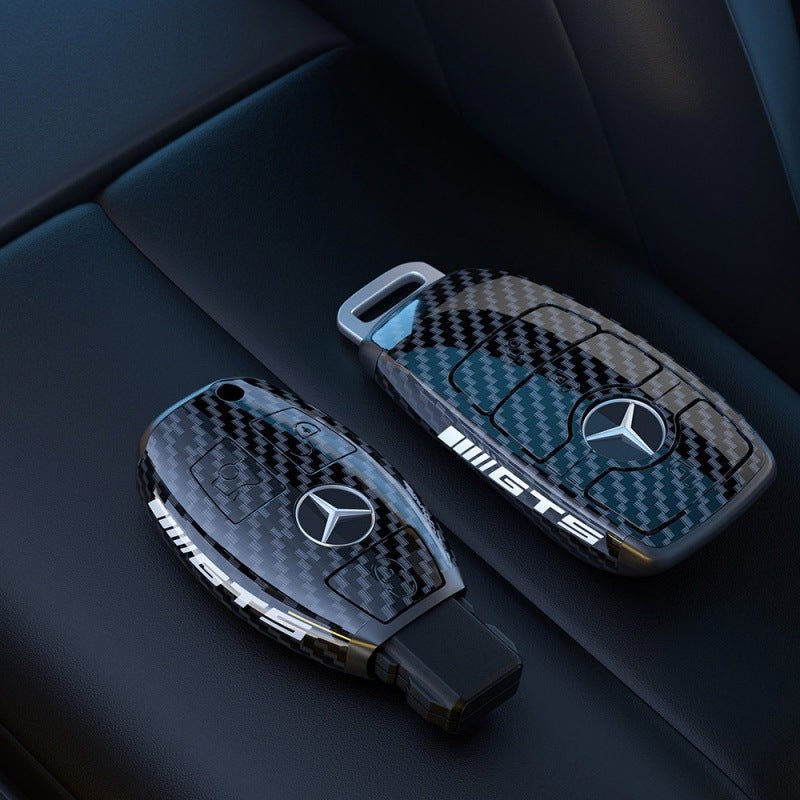 MERCEDES KEY COVER | CARBON FIBER LOOK - Jonparts
