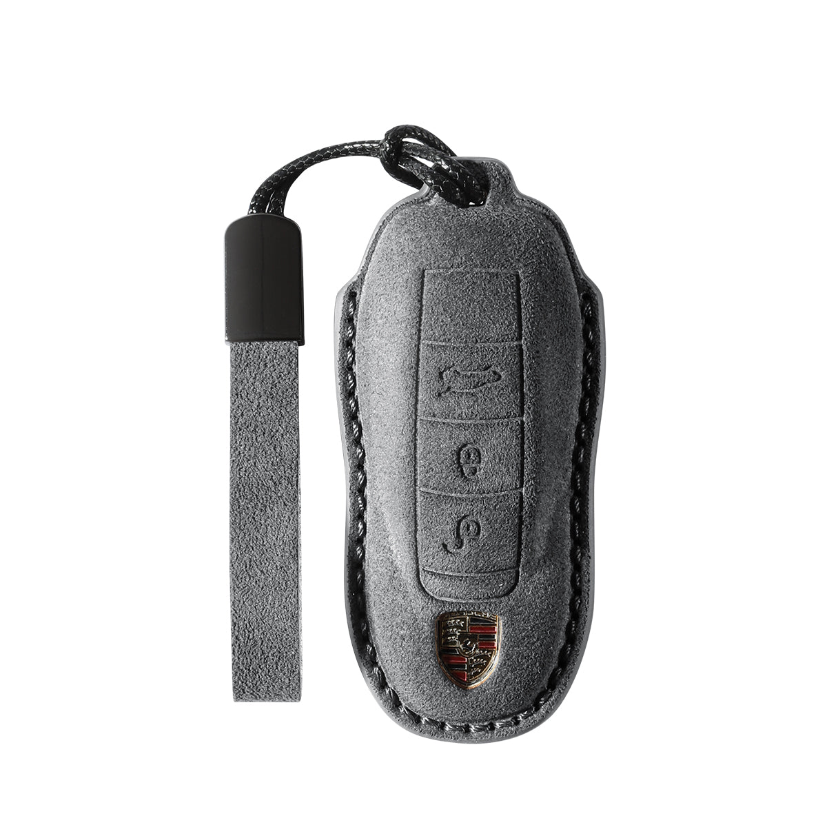 Porsche Alcantara suede key fob cover
