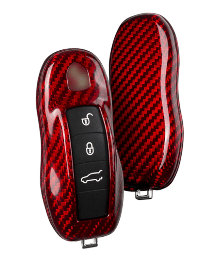 Porsche Carbon Fiber Key Fob Case – Real Carbon | A TYPE - Jonparts