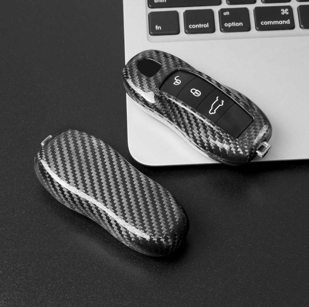 Porsche Carbon Fiber Key Fob Case – Real Carbon | A TYPE - Jonparts
