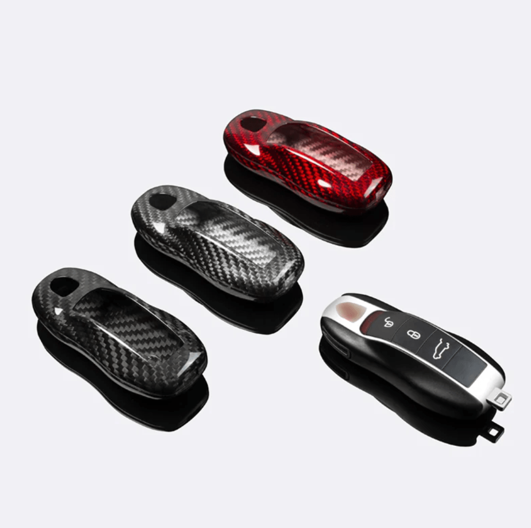 Porsche Carbon Fiber Key Fob Case – Real Carbon | A TYPE - Jonparts