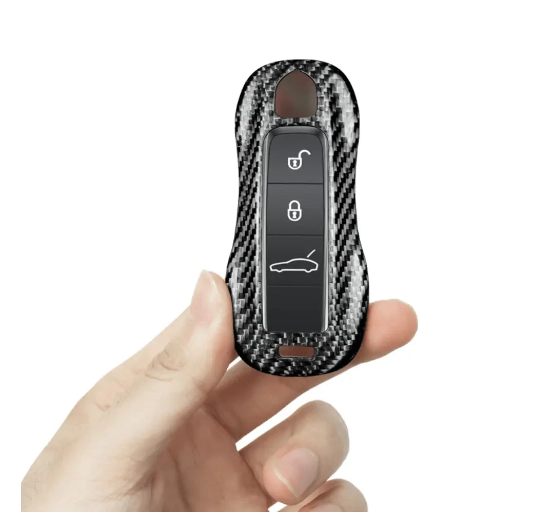 Porsche Carbon Fiber Key Fob Case – Real Carbon | B TYPE - Jonparts