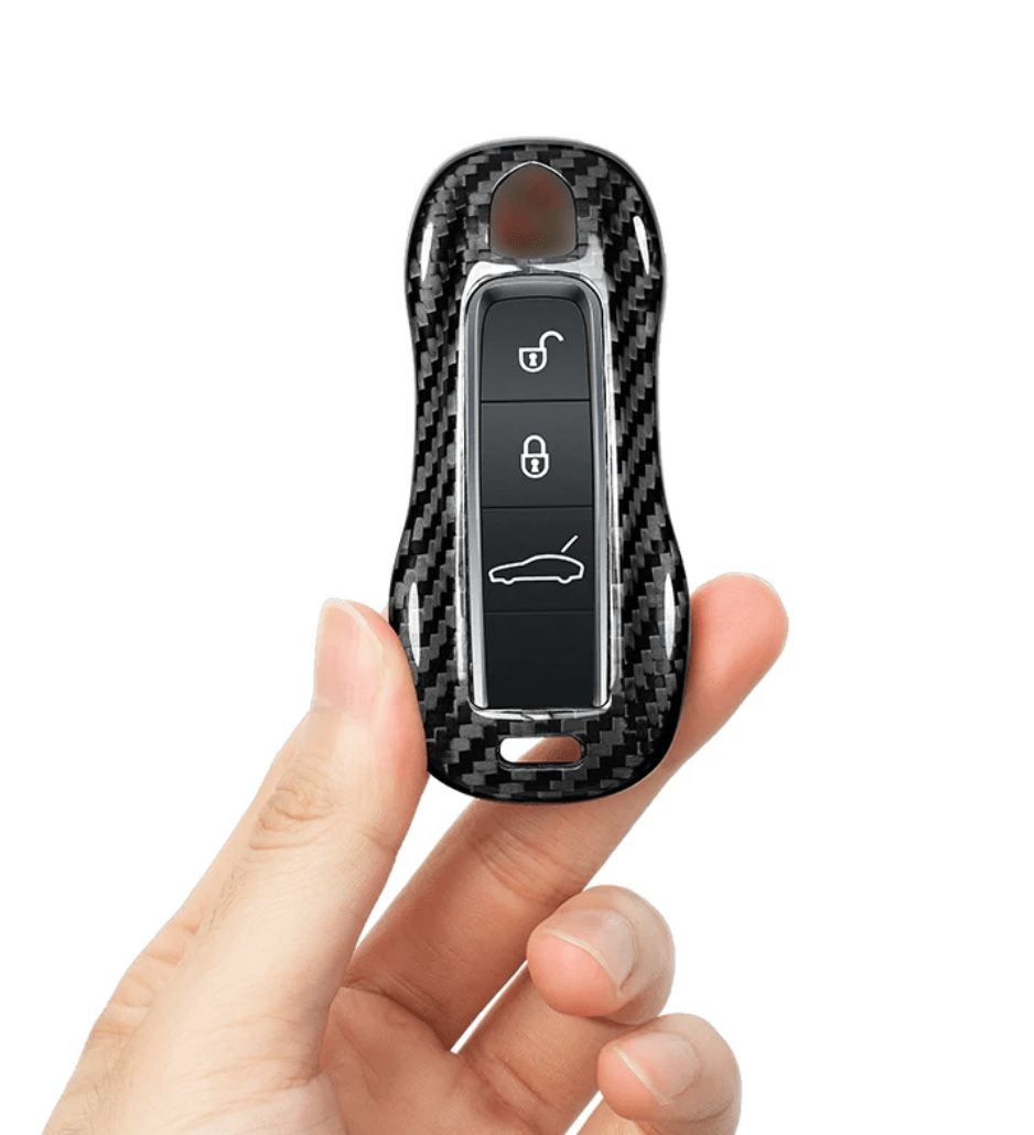 Porsche Carbon Fiber Key Fob Case – Real Carbon | B TYPE - Jonparts