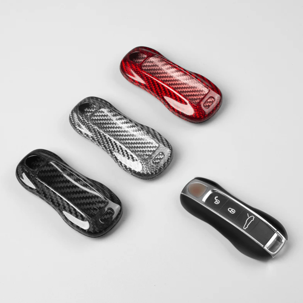 Porsche Carbon Fiber Key Fob Case – Real Carbon | B TYPE - Jonparts