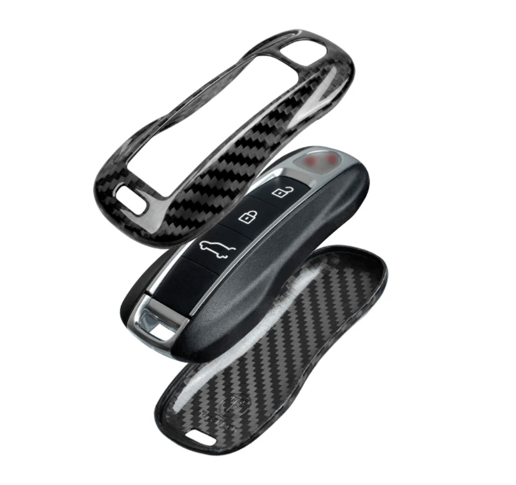 Porsche Carbon Fiber Key Fob Case – Real Carbon | B TYPE - Jonparts
