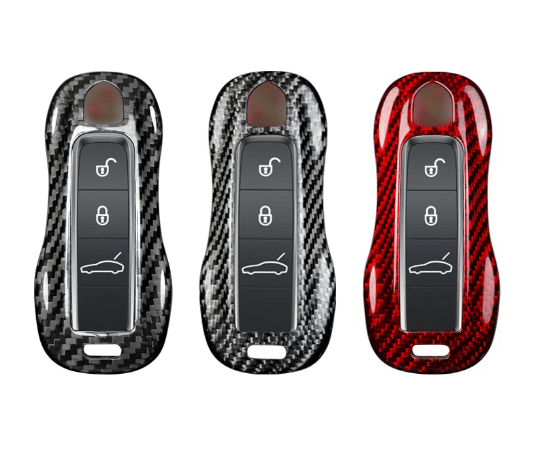 Porsche Carbon Fiber Key Fob Case – Real Carbon | B TYPE - Jonparts