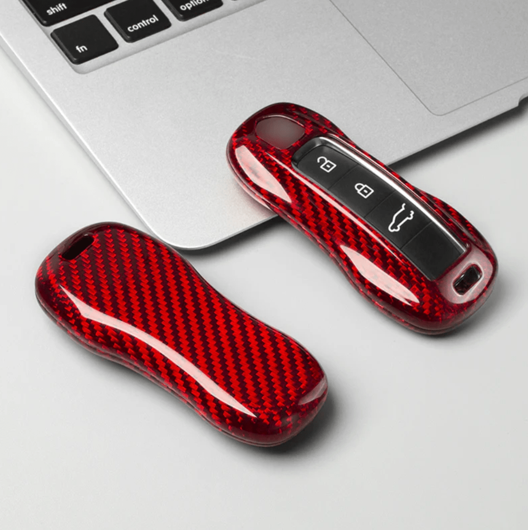 Porsche Carbon Fiber Key Fob Case – Real Carbon | B TYPE - Jonparts