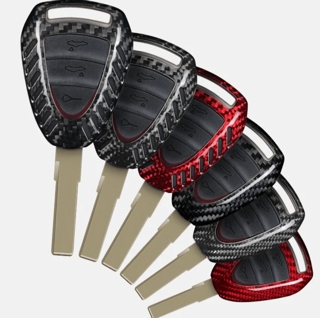 Porsche Carbon Fiber Key Fob Case – Real Carbon | C TYPE - Jonparts