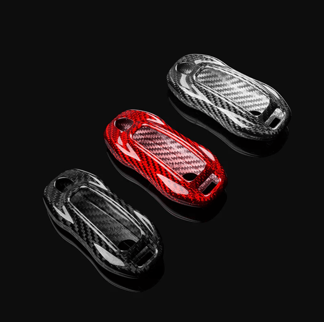 Porsche Carbon Fiber Key Fob Case – Real Carbon | MACAN EV KEY - Jonparts